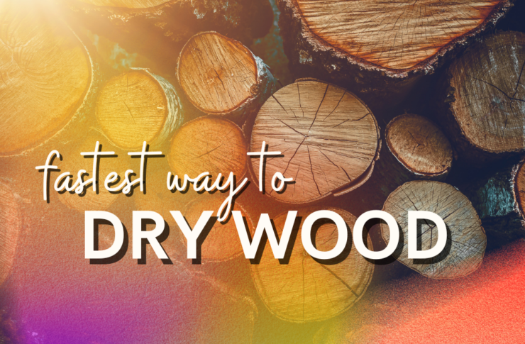fastest way to dry wood