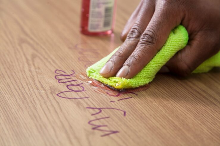 How to Get Permanent Marker Off Wood